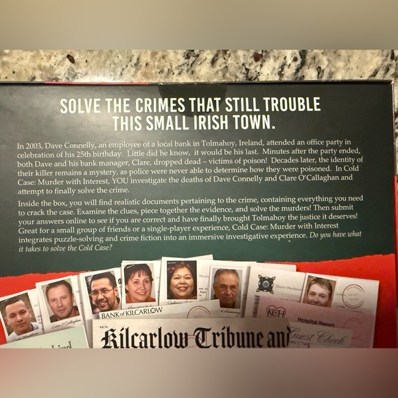 ThinkFun | Cold Case Mystery Game 1 to 4 Players, Ages 14+ - Picture 4 of 6
